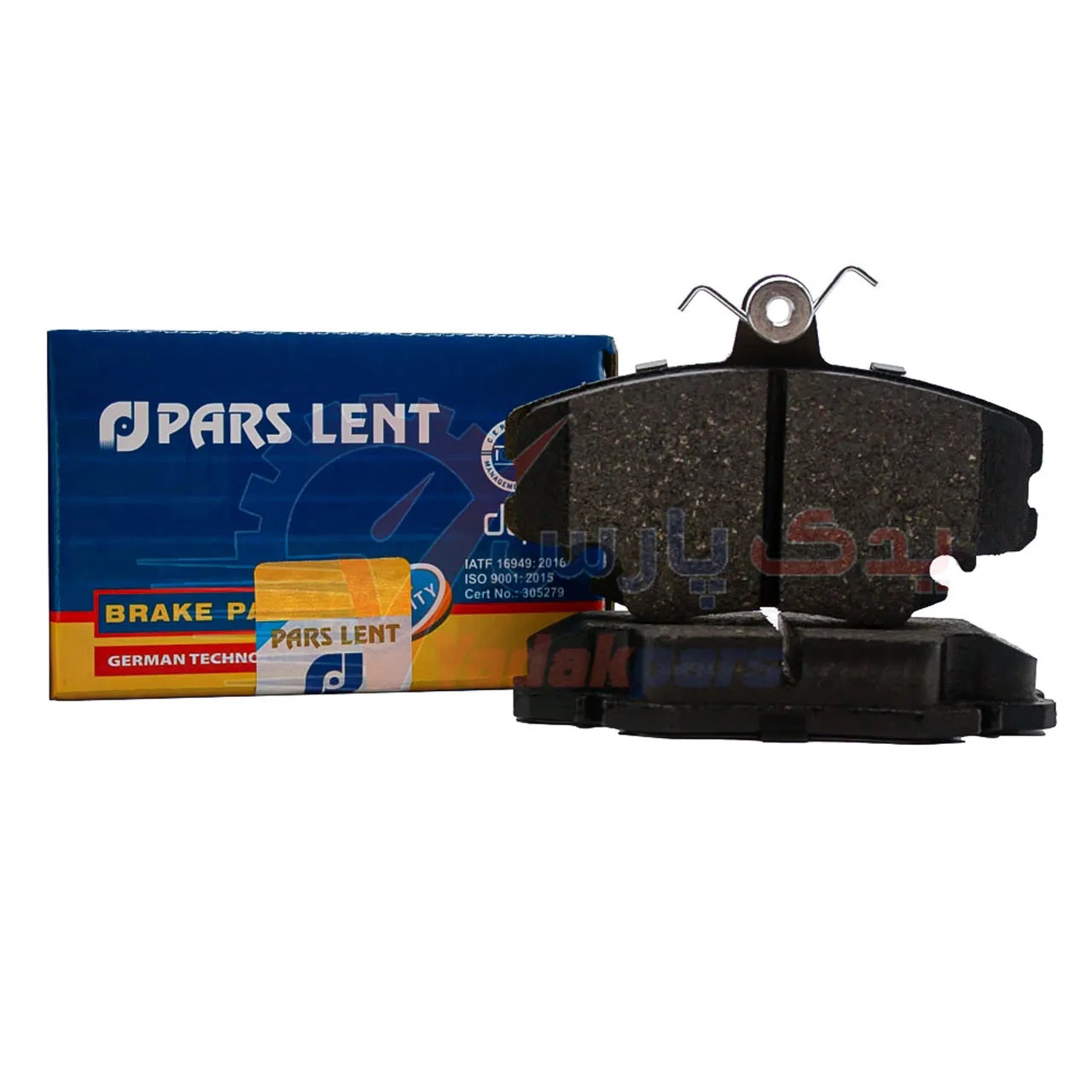 لنت ترمز جلو لیفان ۵۲۰ برند پارس لنت آبی   لوازم و قطعات یدکی لیفان Lifan